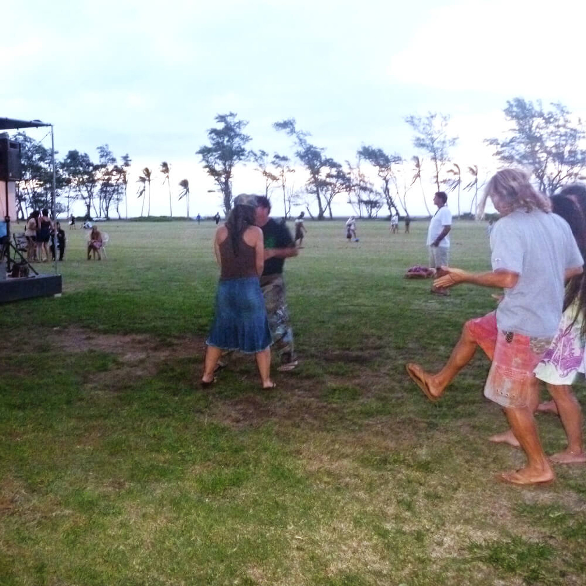 und hinterher gab es Livemusik und Tanz